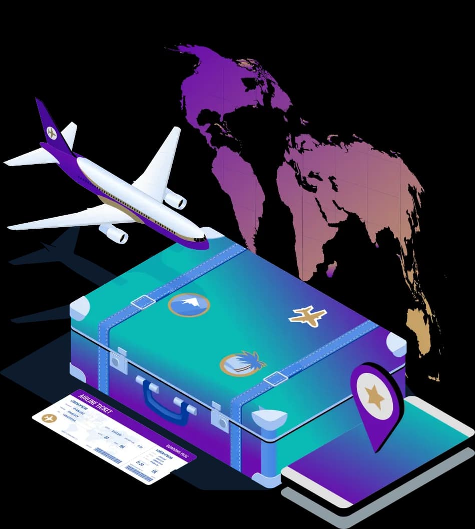 Aggregate airline miles and hotel rewards.